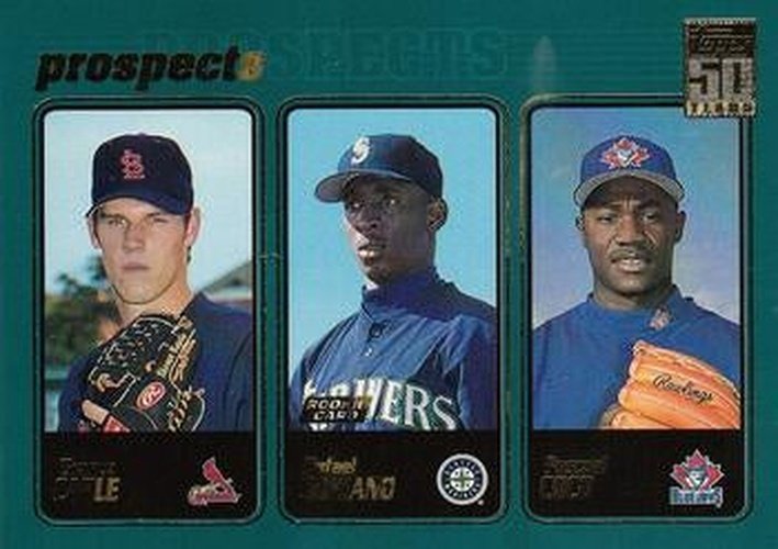 #370 Chance Caple / Rafael Soriano / Pascual Coco - St. Louis Cardinals / Seattle Mariners / Toronto Blue Jays - 2001 Topps Baseball