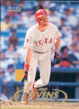 #371 Lee Stevens - Texas Rangers - 1998 Fleer Tradition Baseball