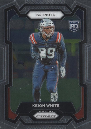 #371 Keion White - New England Patriots - 2023 Panini Prizm Football