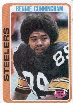 #371 Bennie Cunningham - Pittsburgh Steelers - 1978 Topps Football