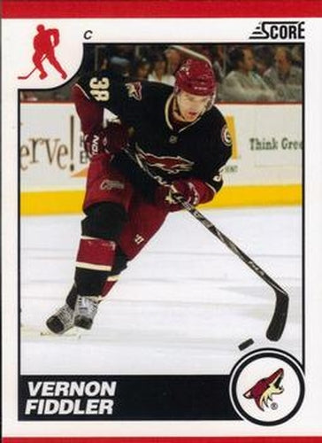 #371 Vernon Fiddler - Phoenix Coyotes - 2010-11 Score Hockey