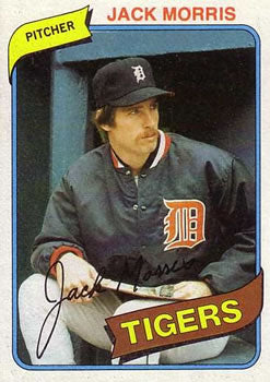 #371 Jack Morris - Detroit Tigers - 1980 Topps Baseball