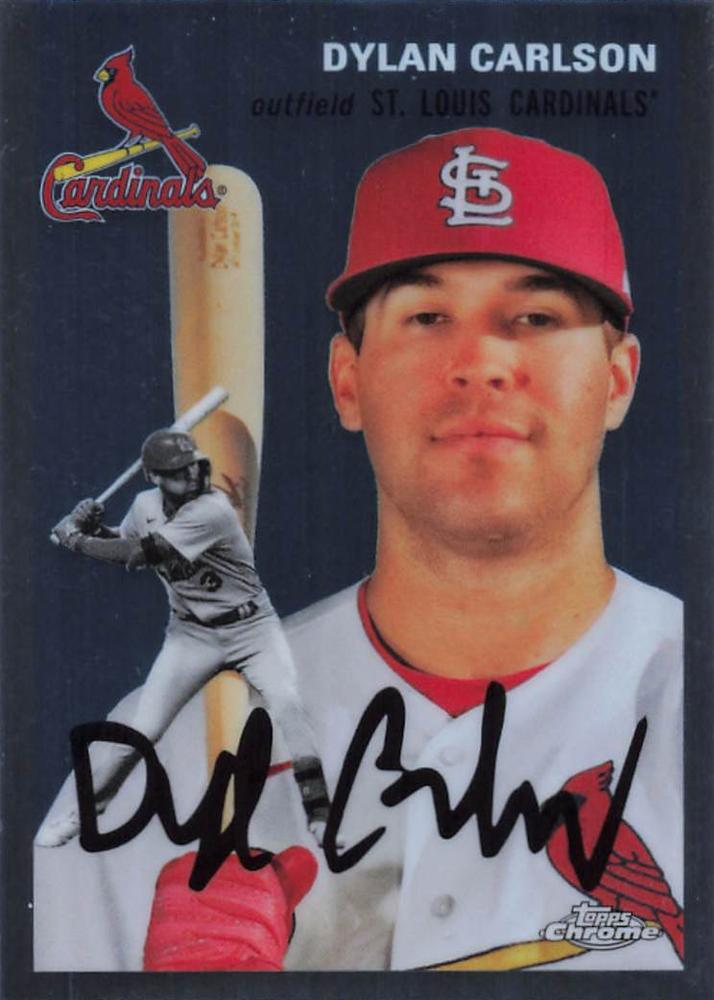 #371 Dylan Carlson - St. Louis Cardinals - 2023 Topps Chrome Platinum Anniversary Baseball