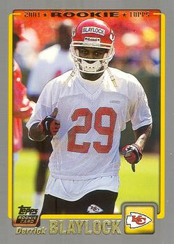 #371 Derrick Blaylock - Kansas City Chiefs - 2001 Topps Football