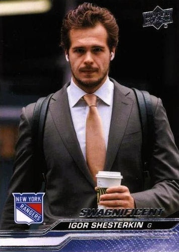 #371b Igor Shesterkin - New York Rangers -2023-24 Upper Deck Hockey