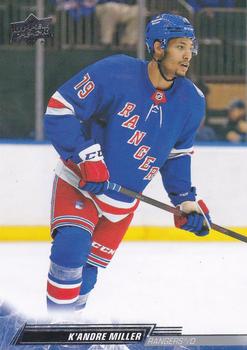 #372 K'Andre Miller - New York Rangers - 2022-23 Upper Deck Hockey