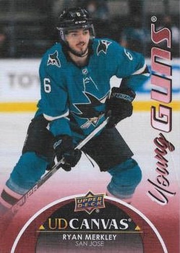 #C372 Ryan Merkley - San Jose Sharks - 2021-22 Upper Deck - UD Canvas Hockey