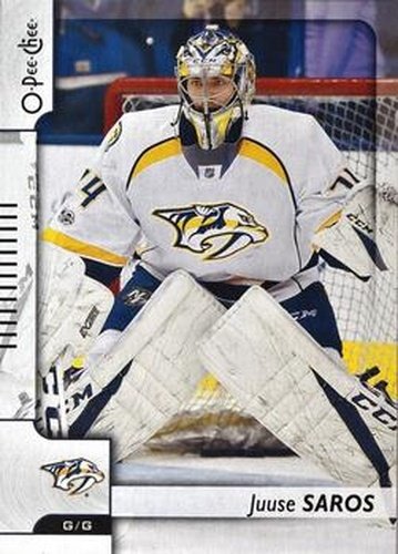 #372 Juuse Saros - Nashville Predators - 2017-18 O-Pee-Chee Hockey
