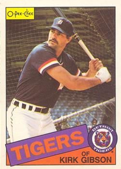 #372 Kirk Gibson - Detroit Tigers - 1985 O-Pee-Chee Baseball