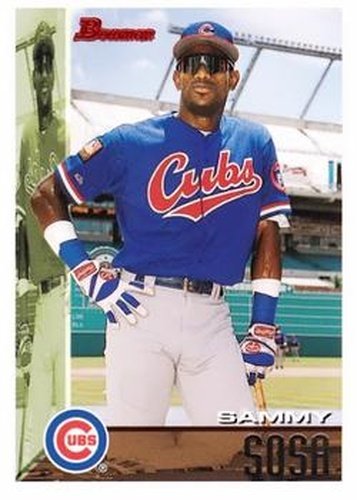 #372 Sammy Sosa - Chicago Cubs - 1995 Bowman Baseball
