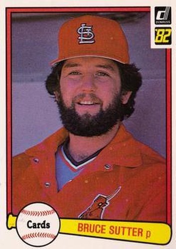#372 Bruce Sutter - St. Louis Cardinals - 1982 Donruss Baseball