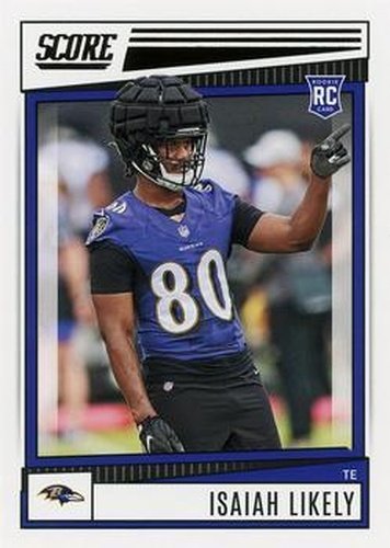#372 Isaiah Likely - Baltimore Ravens - 2022 Score Football