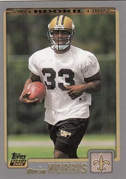 #372 Moran Norris - New Orleans Saints - 2001 Topps Football