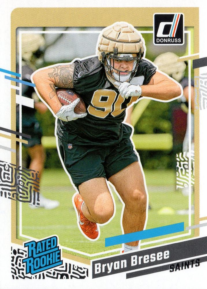 #372 Bryan Bresee - New Orleans Saints - 2023 Donruss Football