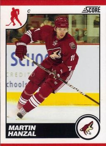 #373 Martin Hanzal - Phoenix Coyotes - 2010-11 Score Hockey
