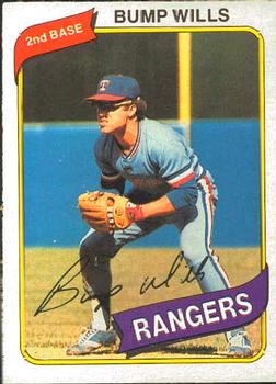 #373 Bump Wills - Texas Rangers - 1980 O-Pee-Chee Baseball