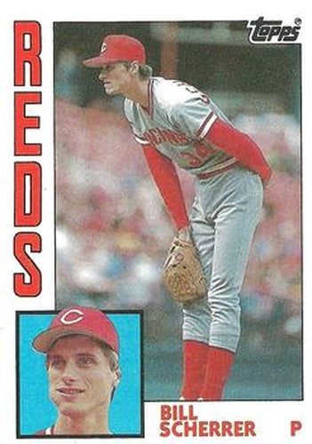 #373 Bill Scherrer - Cincinnati Reds - 1984 Topps Baseball