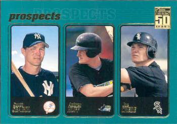 #373 Scott Seabol / Aubrey Huff / Joe Crede - New York Yankees / Tampa Bay Devil Rays / Chicago White Sox - 2001 Topps Baseball