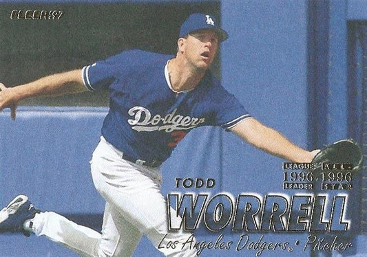 #373 Todd Worrell - Los Angeles Dodgers - 1997 Fleer Baseball