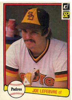 #373 Joe Lefebvre - San Diego Padres - 1982 Donruss Baseball