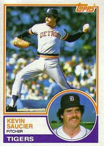 #373 Kevin Saucier - Detroit Tigers - 1983 Topps Baseball