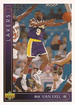 #373 Nick Van Exel - Los Angeles Lakers - 1993-94 Upper Deck Basketball