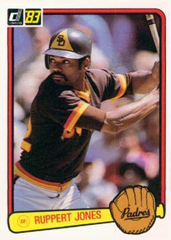 #373 Ruppert Jones - San Diego Padres - 1983 Donruss Baseball