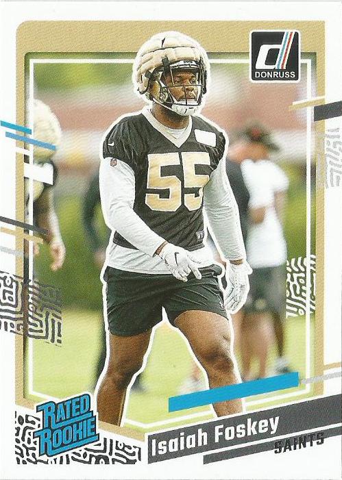 #373 Isaiah Foskey - New Orleans Saints - 2023 Donruss Football
