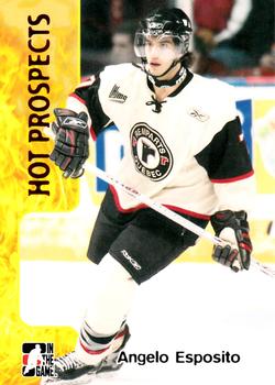 #373 Angelo Esposito - Quebec Remparts - 2005-06 In The Game Heroes and Prospects Hockey