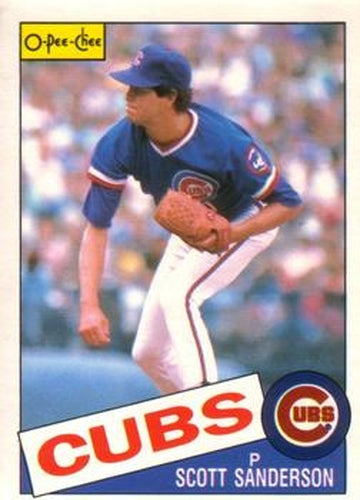 #373 Scott Sanderson - Chicago Cubs - 1985 O-Pee-Chee Baseball