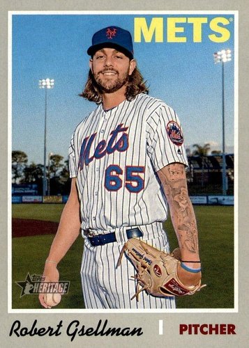 #374 Robert Gsellman - New York Mets - 2019 Topps Heritage Baseball
