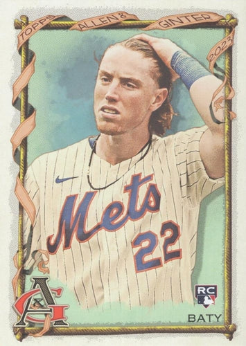 #374 Brett Baty - New York Mets - 2023 Topps Allen & Ginter Baseball