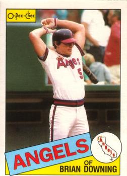 #374 Brian Downing - California Angels - 1985 O-Pee-Chee Baseball