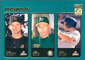 #374 Adam Everett / Jose Ortiz / Keith Ginter - Houston Astros / Oakland Athletics / Houston Astros - 2001 Topps Baseball