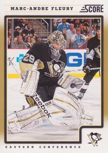 #374 Marc-Andre Fleury - Pittsburgh Penguins - 2012-13 Score - Gold Rush Hockey