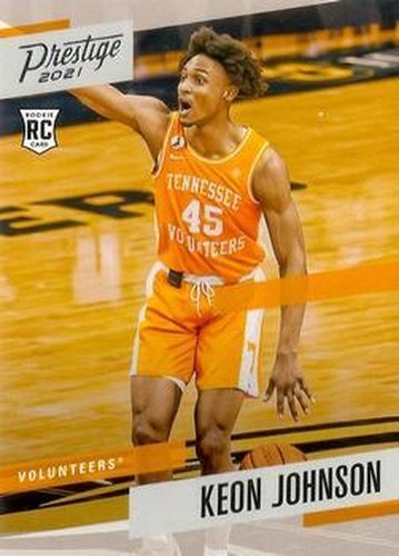 #374 Keon Johnson - Tennessee Volunteers - 2021 Panini Chronicles Draft Picks Basketball