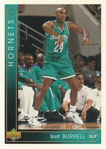 #374 Scott Burrell - Charlotte Hornets - 1993-94 Upper Deck Basketball