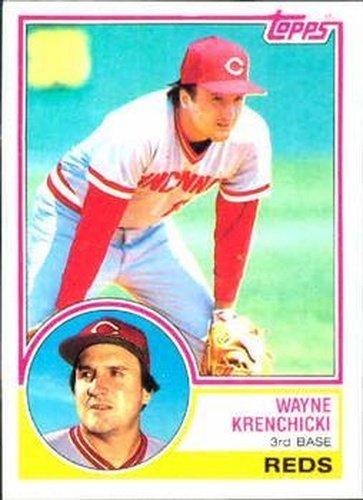 #374 Wayne Krenchicki - Cincinnati Reds - 1983 Topps Baseball