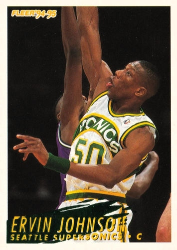 #374 Ervin Johnson - Seattle SuperSonics - 1994-95 Fleer Basketball