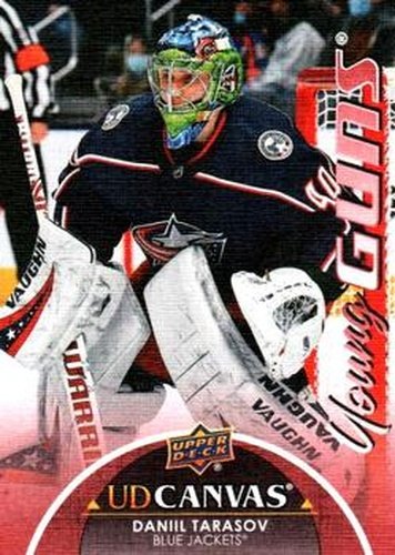 #C374 Daniil Tarasov - Columbus Blue Jackets - 2021-22 Upper Deck - UD Canvas Hockey