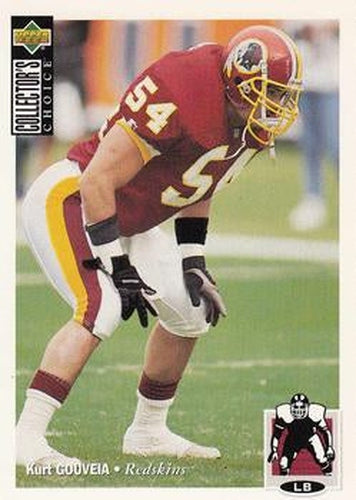 #374 Kurt Gouveia - Washington Redskins - 1994 Collector's Choice Football