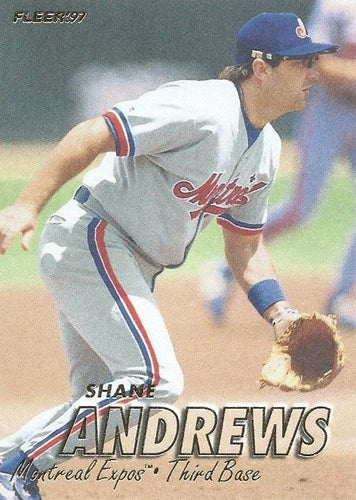 #375 Shane Andrews - Montreal Expos - 1997 Fleer Baseball