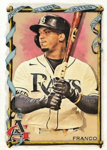 #375 Wander Franco - Tampa Bay Rays - 2023 Topps Allen & Ginter Baseball