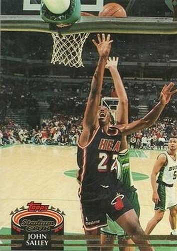 #375 John Salley - Miami Heat - 1992-93 Stadium Club Basketball