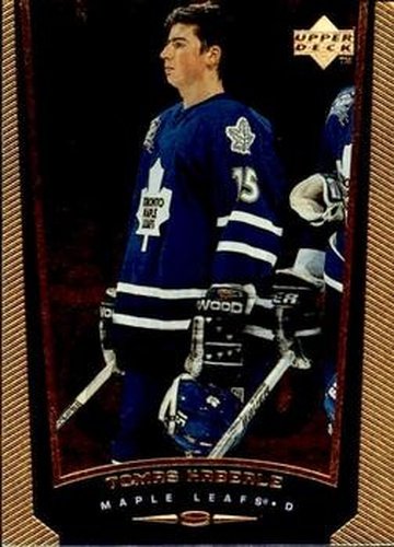 #375 Tomas Kaberle - Toronto Maple Leafs - 1998-99 Upper Deck Gold Reserve Hockey