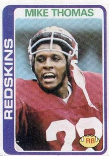 #375 Mike Thomas - Washington Redskins - 1978 Topps Football