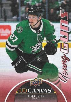 #C375 Riley Tufte - Dallas Stars - 2021-22 Upper Deck - UD Canvas Hockey