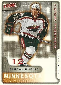 #375 Pascal Dupuis - Minnesota Wild - 2001-02 Upper Deck Victory Hockey