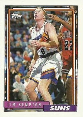 #375 Tim Kempton - Phoenix Suns - 1992-93 Topps Basketball
