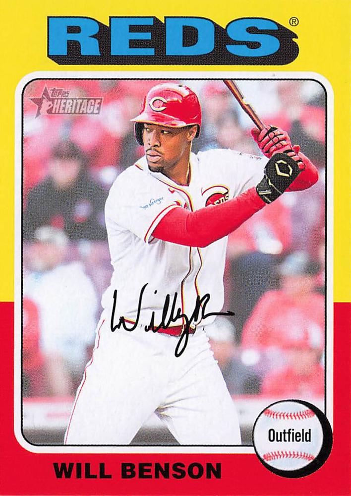 #375 Will Benson - Cincinnati Reds - 2024 Topps Heritage Baseball